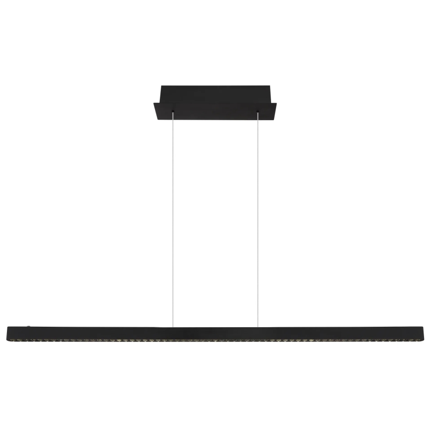 Globo - Lustre LED dimerizável com controlo tátil, suspenso por cabo, LED/43W/230V, 4000K, preto