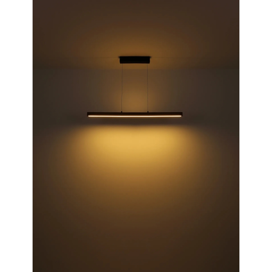 Globo - Lustre pendente tátil dimerizável suspenso por cabo LED/24W/230V + LED/3W 3000K, castanho