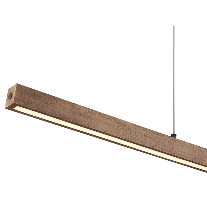 Globo - Lustre pendente tátil dimerizável suspenso por cabo LED/24W/230V + LED/3W 3000K, castanho