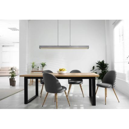 Globo - Candeeiro pendente tátil regulável em cabo LED/39W/230V 2700/4000/6000K cinzento