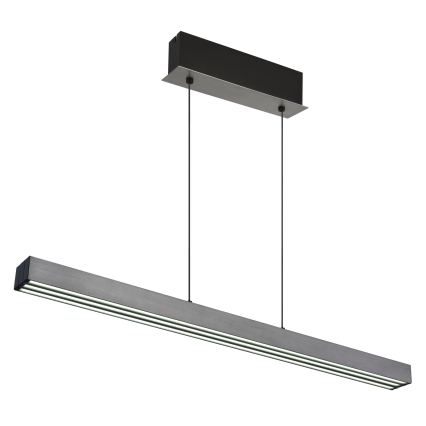 Globo - Lustre LED pendente regulável com controlo táctil em cabo LED/39W/230V 2700/4000/6000K cromo mate