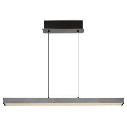 Globo - Lustre LED pendente regulável com controlo táctil em cabo LED/39W/230V 2700/4000/6000K cromo mate