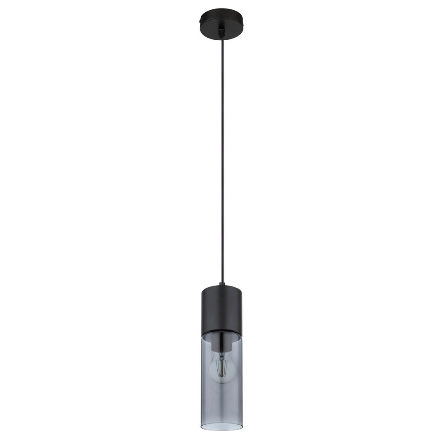 Globo - Candeeiro suspenso 1xE27/25W/230V diâmetro 10,5 cm preto