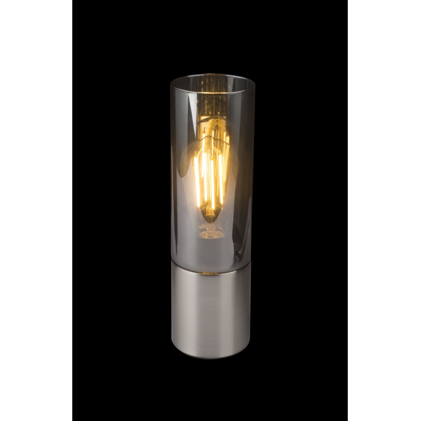 Globo - Candeeiro de mesa táctil 1xE27/25W/230V diâmetro 9 cm cromado mate