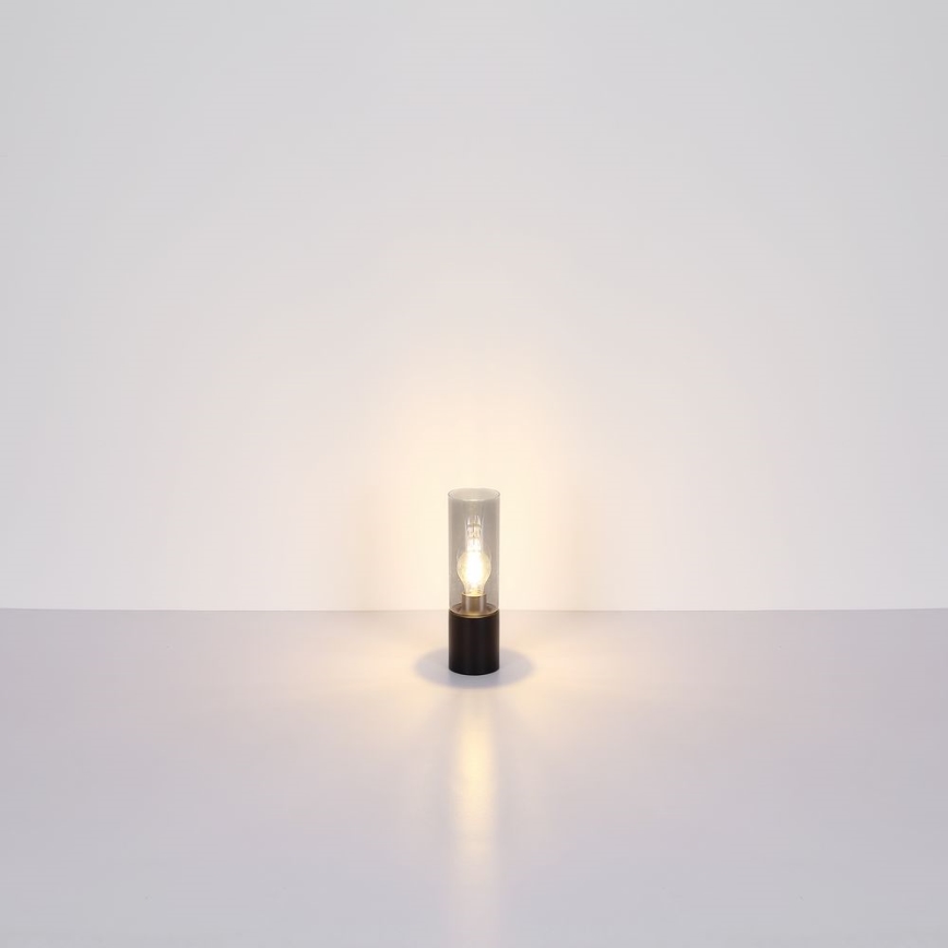 Globo - Candeeiro de mesa táctil 1xE27/25W/230V diâmetro 9 cm preto