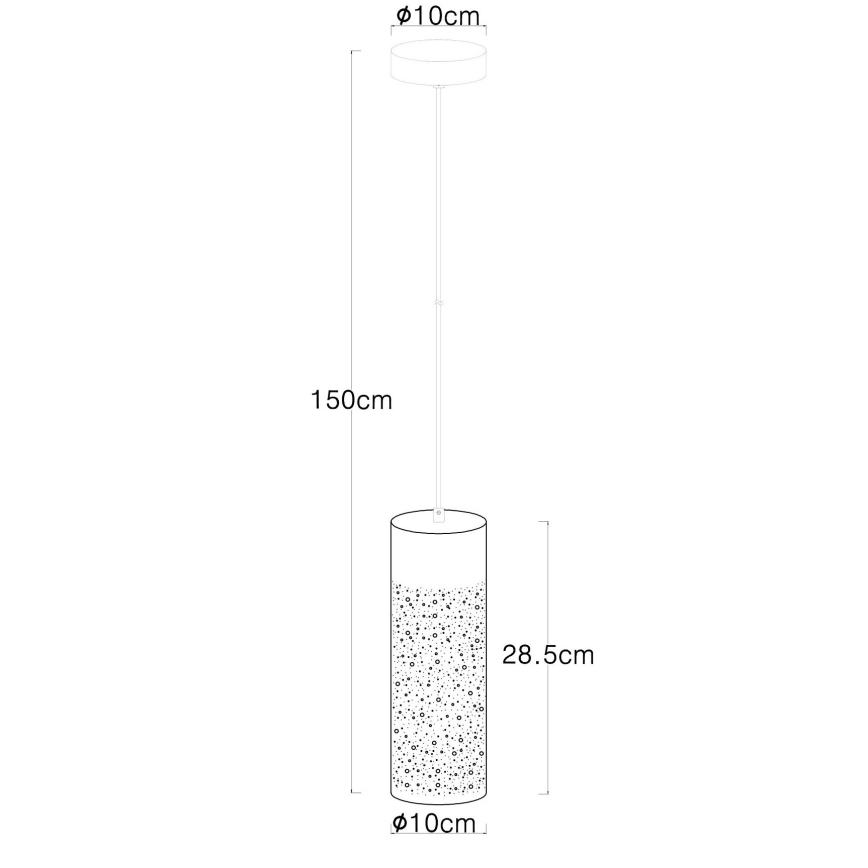 Globo - Candelabro suspenso 1xE27/40W/230V