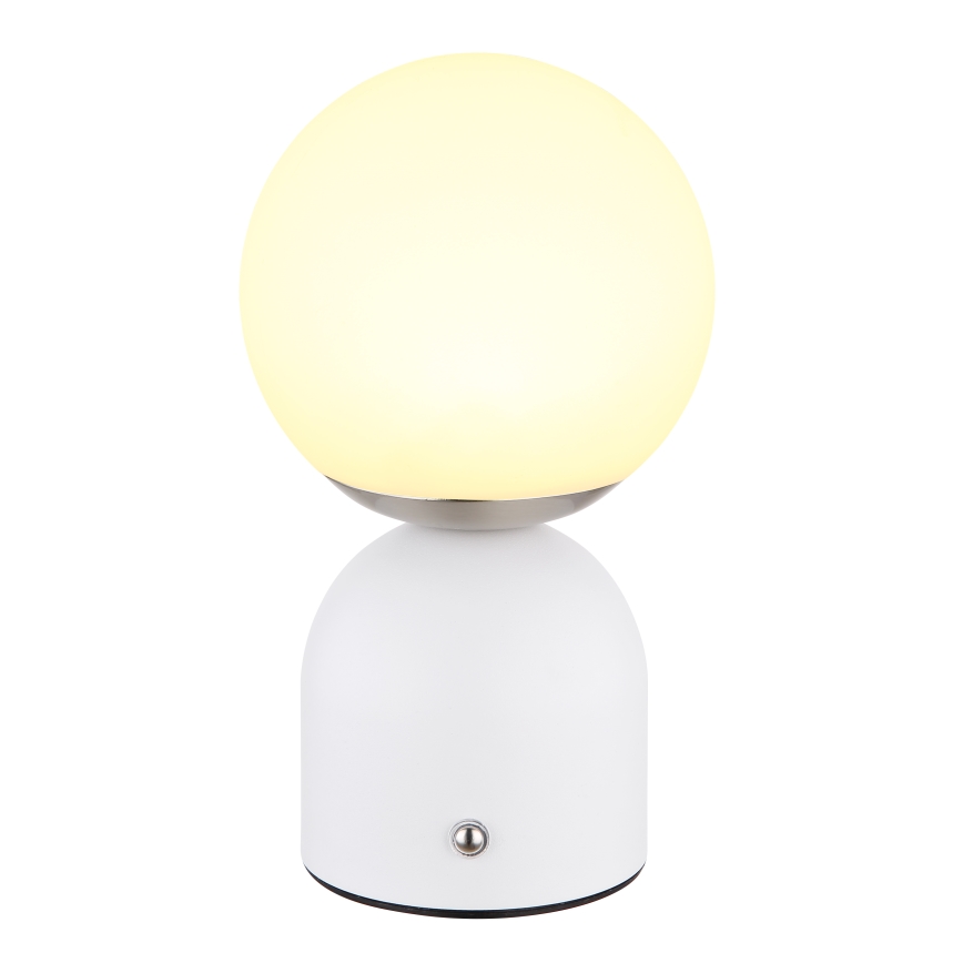 Globo - Lâmpada de mesa tátil LED regulável LED/2,5W/3,7V 2700/4000/6500K 1800 mAh USB branca