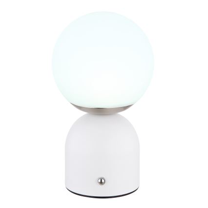 Globo - Lâmpada de mesa tátil LED regulável LED/2,5W/3,7V 2700/4000/6500K 1800 mAh USB branca