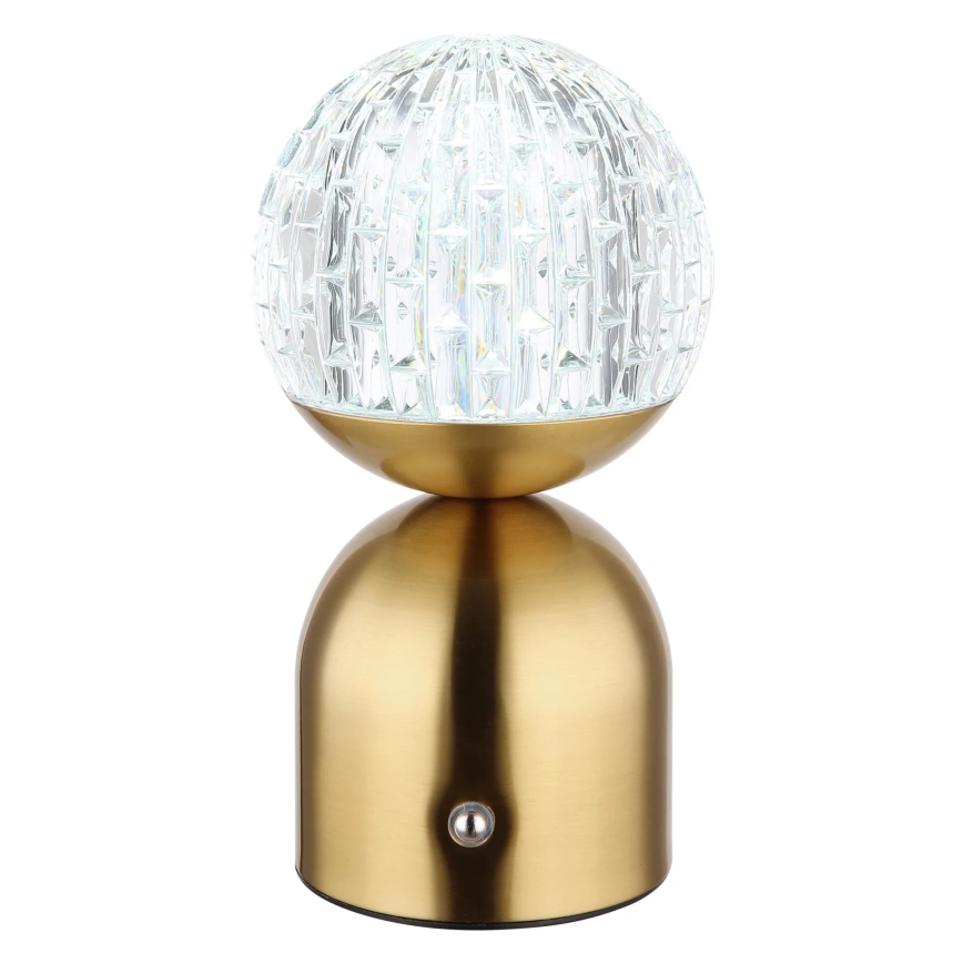 Globo - Candeeiro de mesa tátil LED com regulação LED/2,5W/3,7V 2700/4000/6500K 1800 mAh USB latão