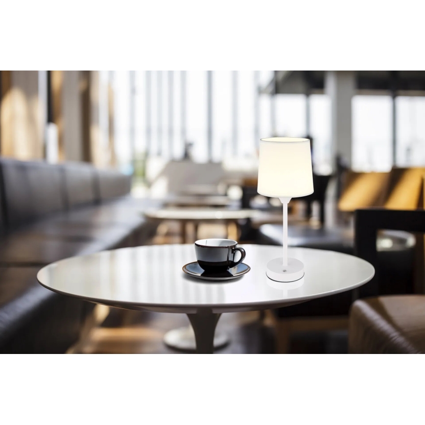 Globo -  Candeeiro de mesa tátil LED com regulação LED/2,5W/3,7V 2700/4000/6500K 1800 mAh branco