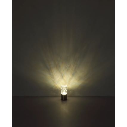 Globo - Candeeiro de mesa táctil LED com regulação LED/2,5W/3,7V 2700K/4000K/6500K 1800 mAh USB dourado
