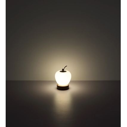 Globo - Lâmpada de mesa tátil LED regulável LED/2W/3,7V 2700K/4000K/6500K 1200 mAh USB castanha