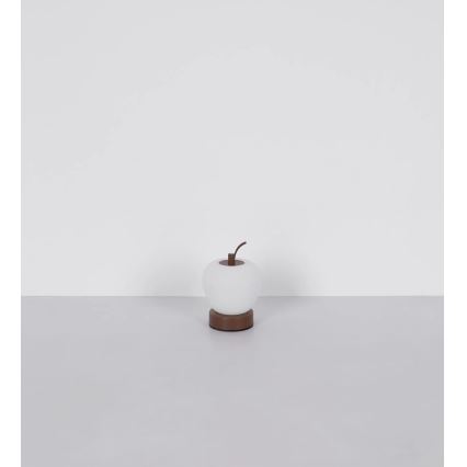 Globo - Lâmpada de mesa tátil LED regulável LED/2W/3,7V 2700K/4000K/6500K 1200 mAh USB castanha