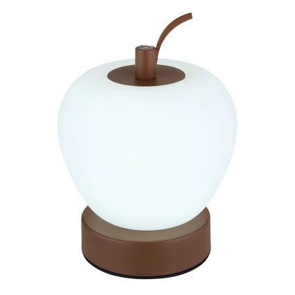 Globo - Lâmpada de mesa tátil LED regulável LED/2W/3,7V 2700K/4000K/6500K 1200 mAh USB castanha