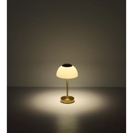 Globo - Candeeiro de mesa LED com regulação LED/2,5W/5V 1800mAh 2700K/4000K/6500K latão