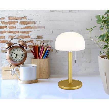 Globo - Candeeiro de mesa LED/1,5W/3,7V 3000/4200/6000K 1800mAh latão