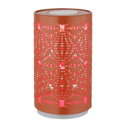 Globo - Lâmpada de mesa recarregável LED RGB tátil LED/1W/5V 500 mAh cobre