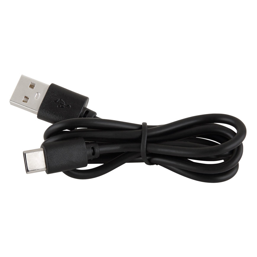 Globo - Lâmpada de mesa LED tátil regulável LED/1,2W/3,7V 2000K/3500K/7000K 1200 mAh USB cromo fosco