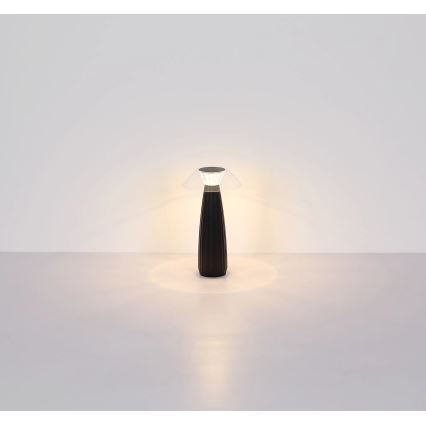 Globo 21021B - Candeeiro de mesa tátil LED com regulação LED/1W/3,7V 3000K preto