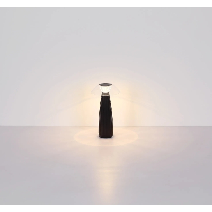 Globo 21021B - Candeeiro de mesa tátil LED com regulação LED/1W/3,7V 3000K preto