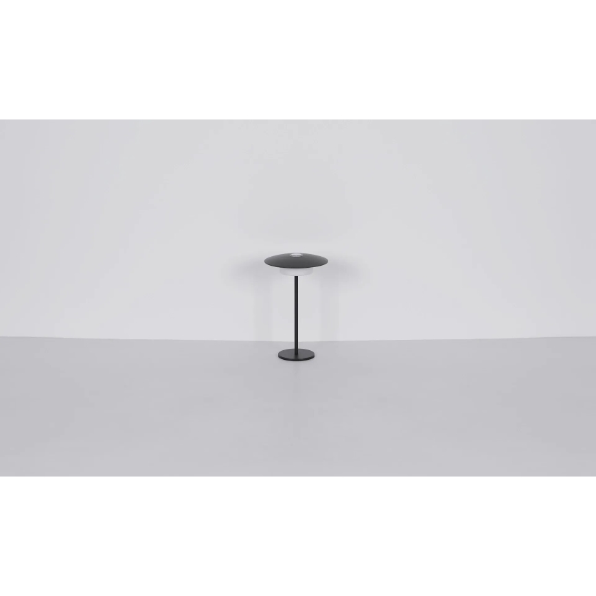 Globo - Lâmpada de mesa tátil recarregável LED para exterior LED/3W/3,7V 1800/2700/3000K IP44 1800 mAh cinza