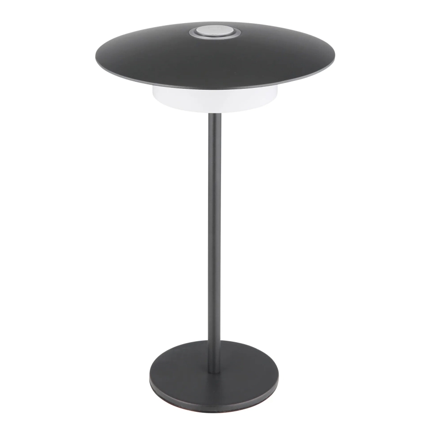 Globo - Candeeiro de Mesa Tátil Recarregável LED para Exterior LED/3W/3,7V 1800/2700/3000K IP44 1800 mAh cinzento