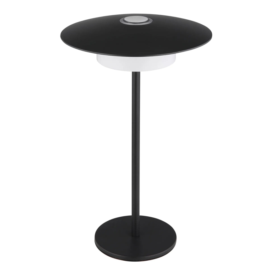 Globo - Lâmpada de mesa tátil recarregável LED para exterior LED/3W/3,7V 1800/2700/3000K IP44 1800 mAh preta