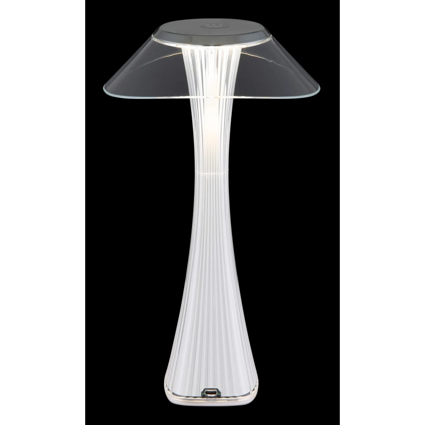 Globo -  Candeeiro de mesa LED com regulação LED/2,5W/3,7V 1200mAh 2700K/4500K/6500K branco