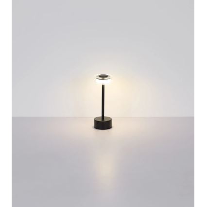 Globo - Candeeiro de mesa tátil LED com regulação LED/2,5W/3,7V 2700/4000/6500K 1800mAh preto