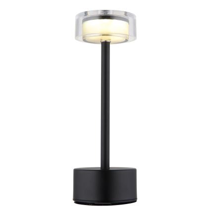 Globo - Candeeiro de mesa tátil LED com regulação LED/2,5W/3,7V 2700/4000/6500K 1800mAh preto