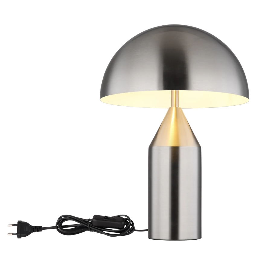 Globo - Candeeiro de mesa 2xE27/40W/230V cromado fosco