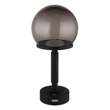 Globo - Candeeiro de mesa LED tátil com regulação LED/2,5W/5V 1800mAh 2700/4000/6500K preto