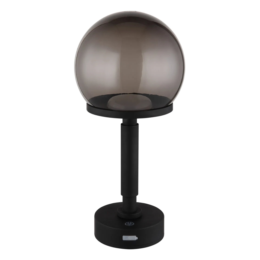 Globo - Candeeiro de mesa LED tátil com regulação LED/2,5W/5V 1800mAh 2700/4000/6500K preto