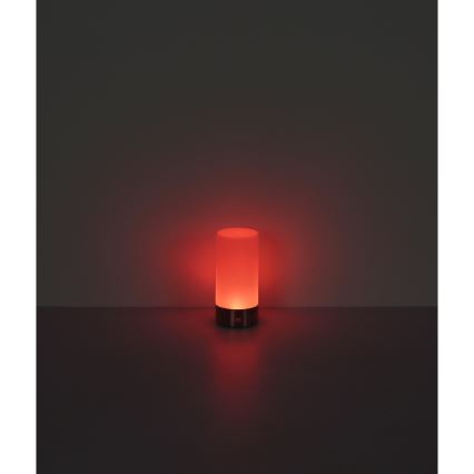 Globo - Lâmpada de mesa exterior tátil dimmável LED RGBW LED/1,8W/5V 1500 mAh IP44 cromo fosco