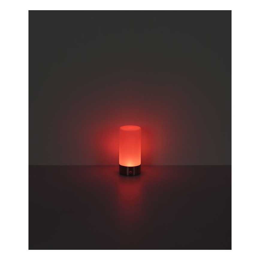 Globo - Lâmpada de mesa exterior tátil LED RGBW regulável LED/1,8W/5V 1500 mAh preta