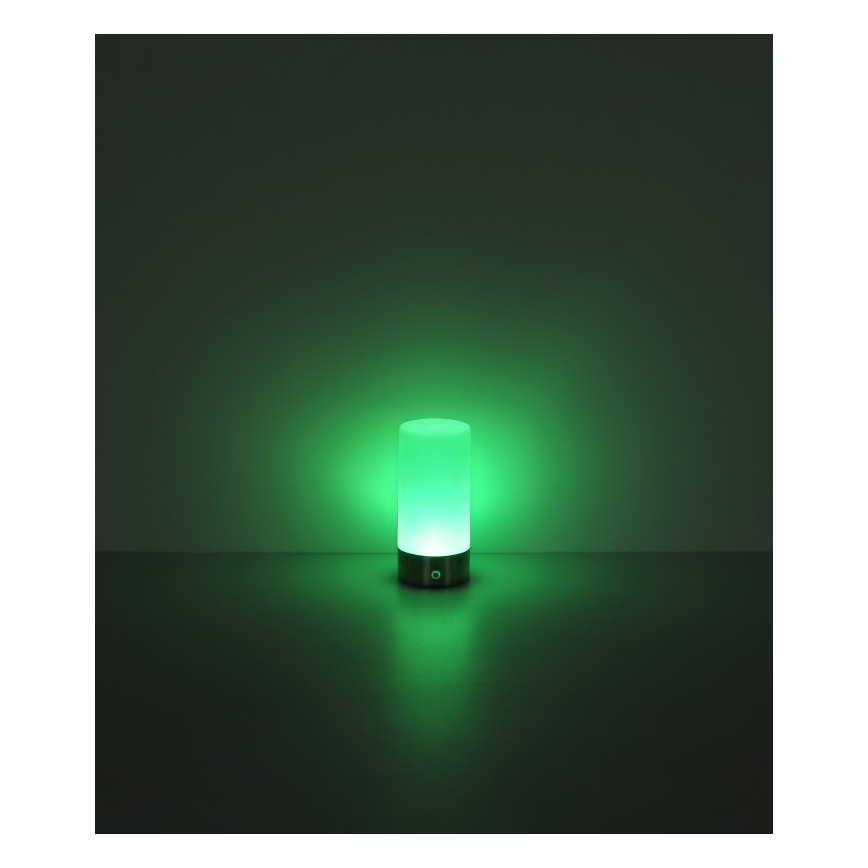 Globo - Lâmpada de mesa exterior tátil LED RGBW regulável LED/1,8W/5V 1500 mAh preta