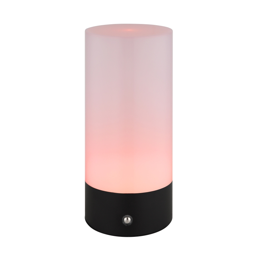 Globo - Lâmpada de mesa exterior tátil LED RGBW regulável LED/1,8W/5V 1500 mAh preta