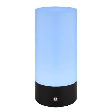 Globo - Lâmpada de mesa exterior tátil LED RGBW regulável LED/1,8W/5V 1500 mAh preta