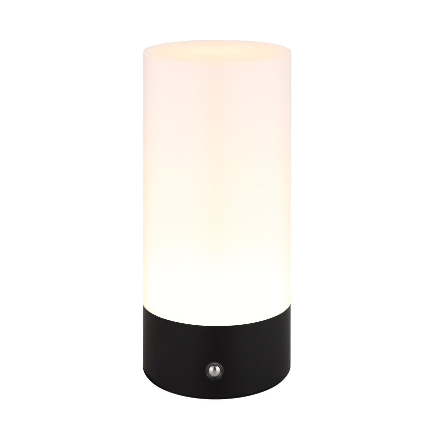 Globo - Lâmpada de mesa exterior tátil LED RGBW regulável LED/1,8W/5V 1500 mAh preta