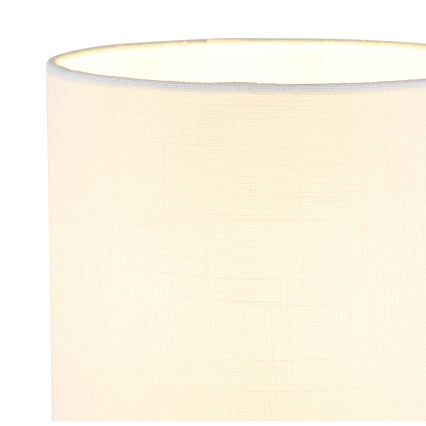 Globo - Candeeiro de mesa 1xE27/40W/230V branco