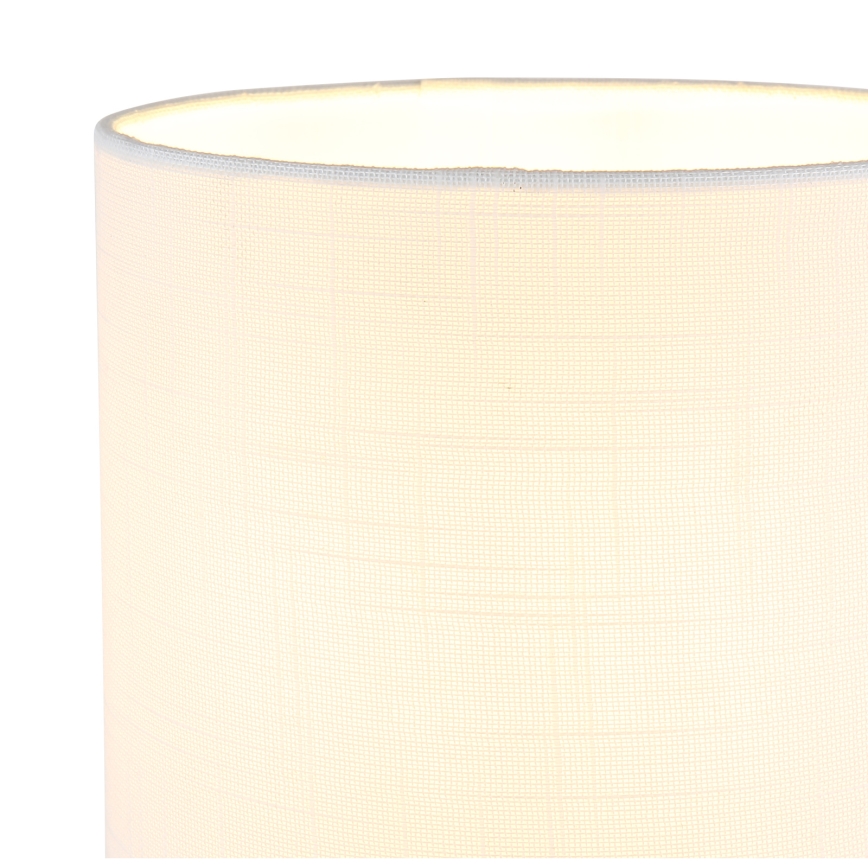 Globo - Candeeiro de mesa 1xE27/40W/230V branco