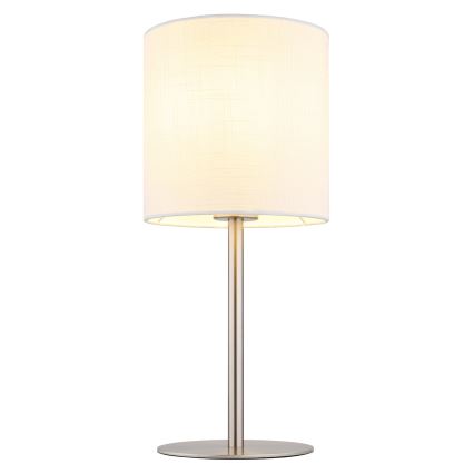 Globo - Candeeiro de mesa 1xE27/40W/230V branco