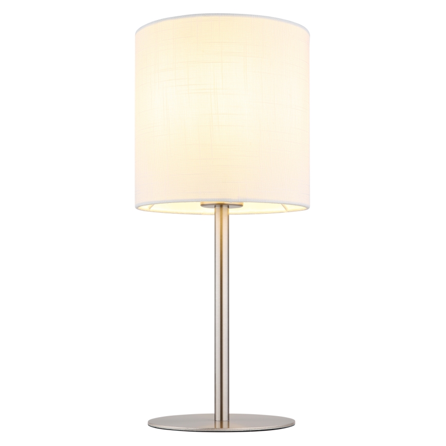 Globo - Candeeiro de mesa 1xE27/40W/230V branco