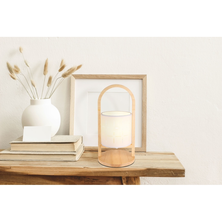 Globo - Candeeiro de mesa 1xE14/40W/230V branco