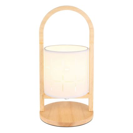 Globo - Candeeiro de mesa 1xE14/40W/230V branco