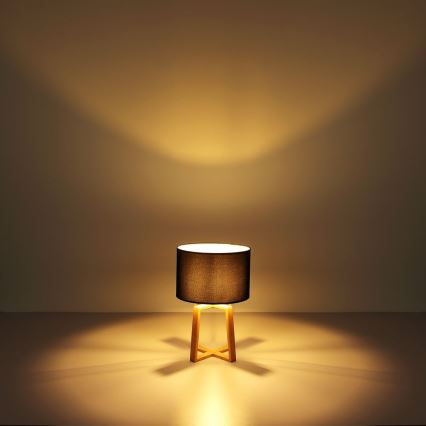 Globo - Candeeiro de mesa 1xE14/40W/230V preto