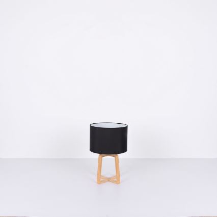 Globo - Candeeiro de mesa 1xE14/40W/230V preto