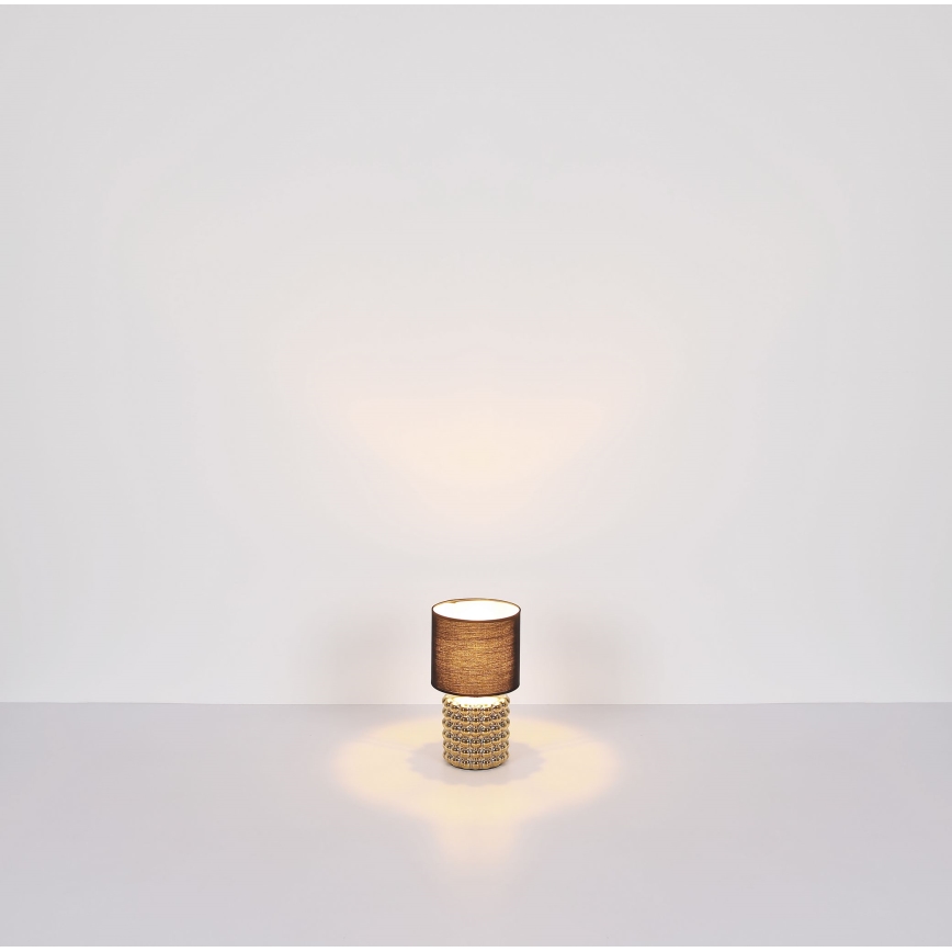 Globo - Candeeiro de mesa 1xE14/40W/230V preto/dourada