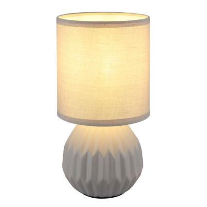 Globo - Candeeiro de mesa 1xE14/40W/230V cinzento