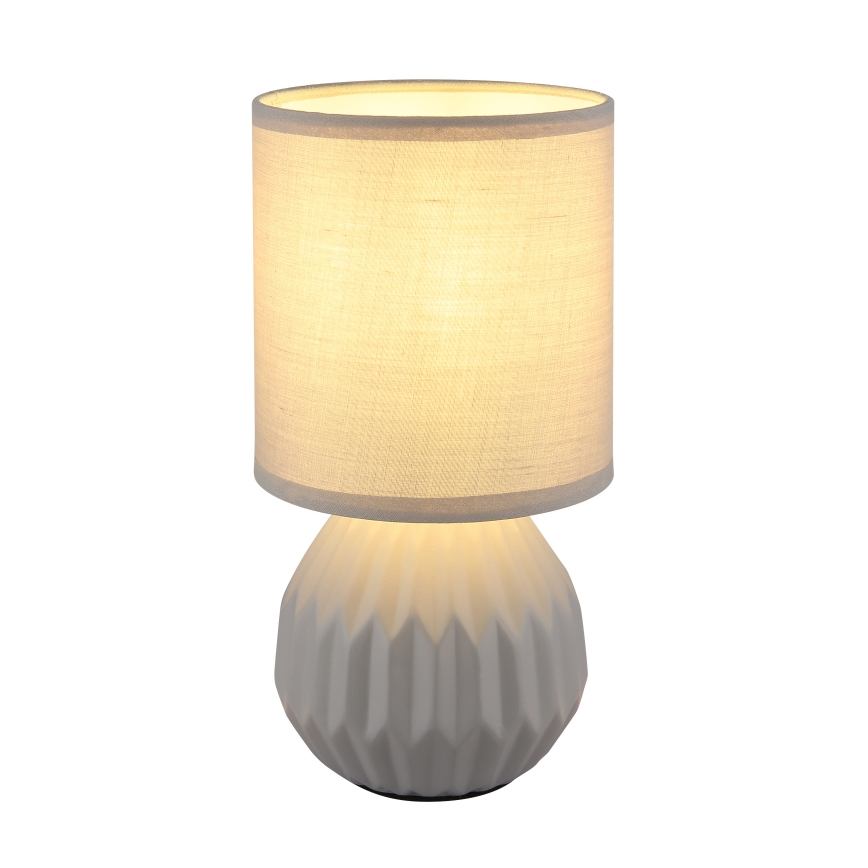 Globo - Candeeiro de mesa 1xE14/40W/230V cinzento